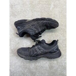 Asics Gel-Venture 7 1011A560 Men 10.5 Trail Running Shoes Black Sheet Rock